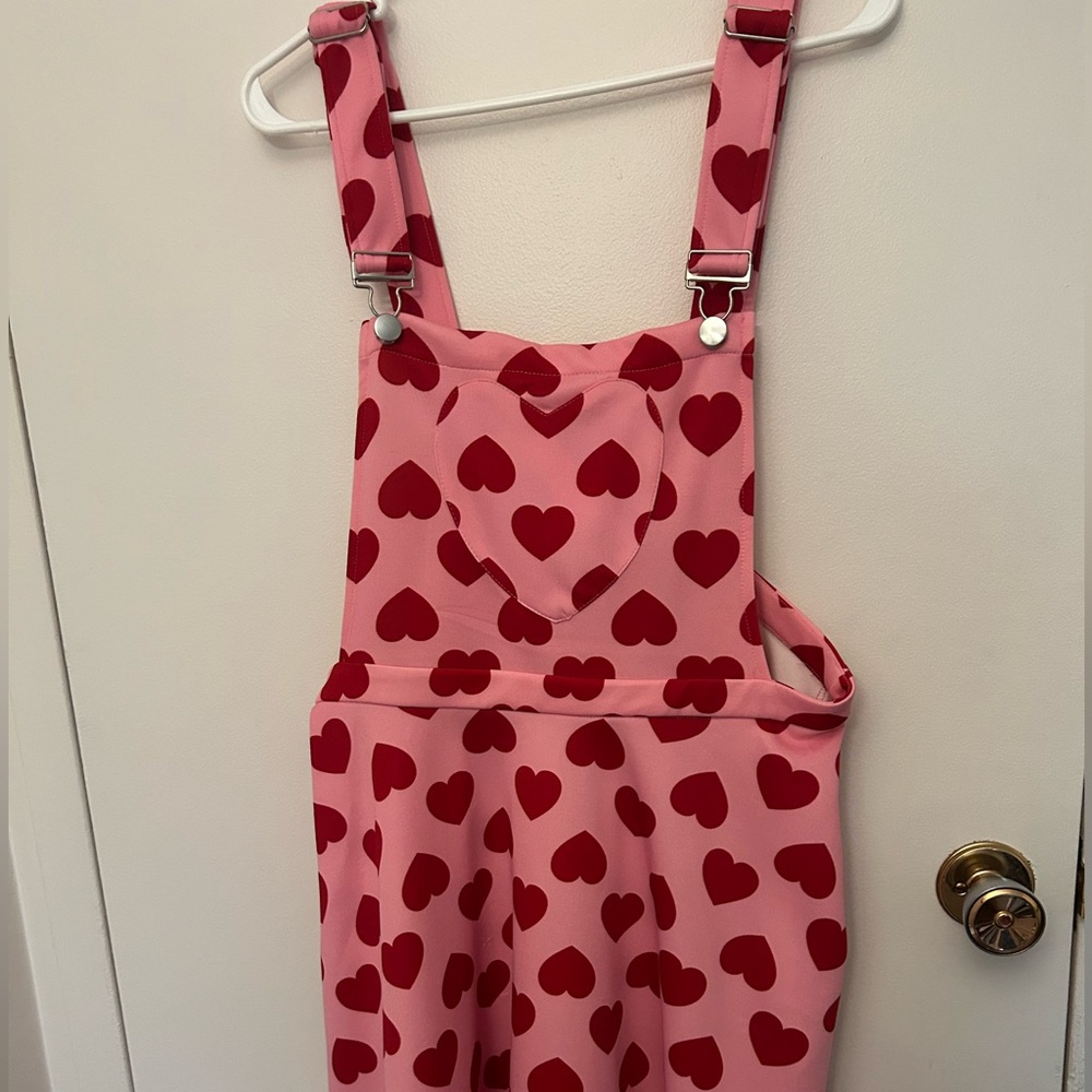 Heart overall skirt